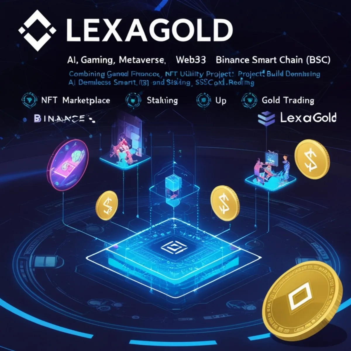 The Future of AI-Powered DeFi, Gaming, and Gold Trading